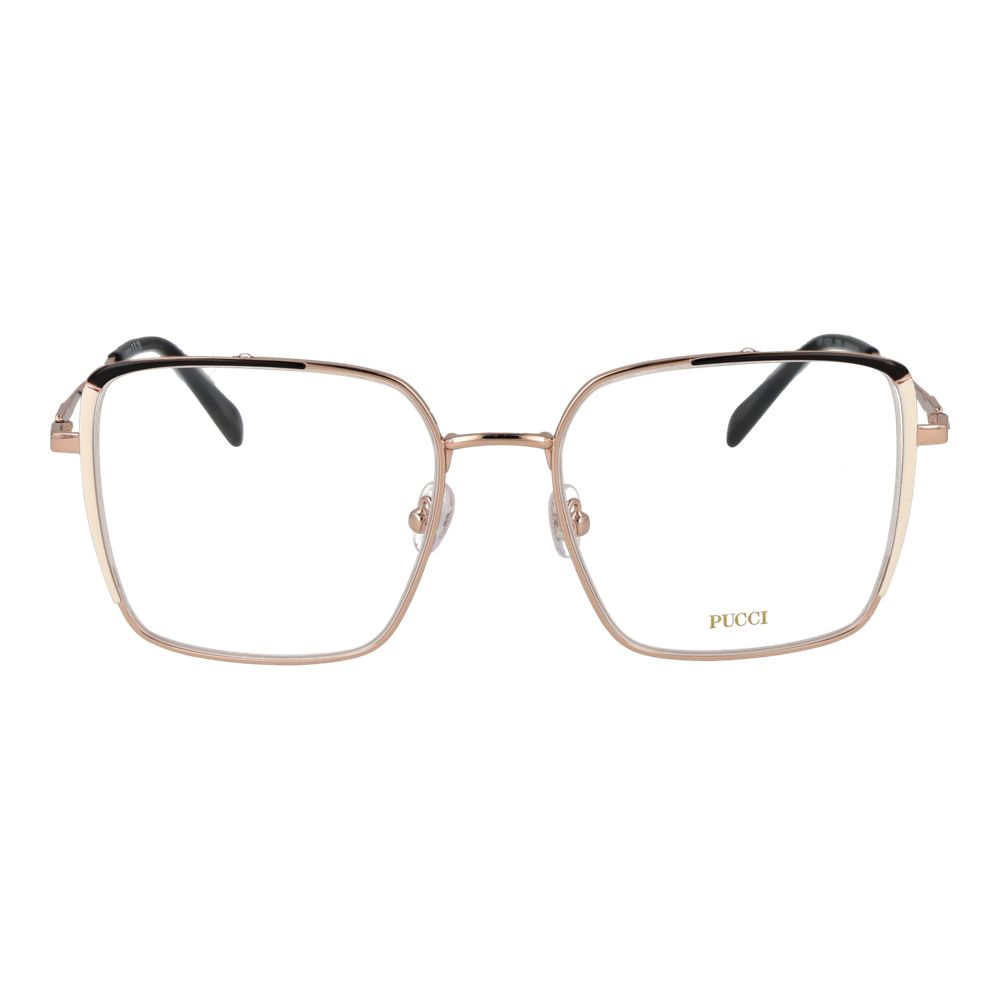 Emilio Pucci Rose Gold Metal Glasses Women's (Frames)