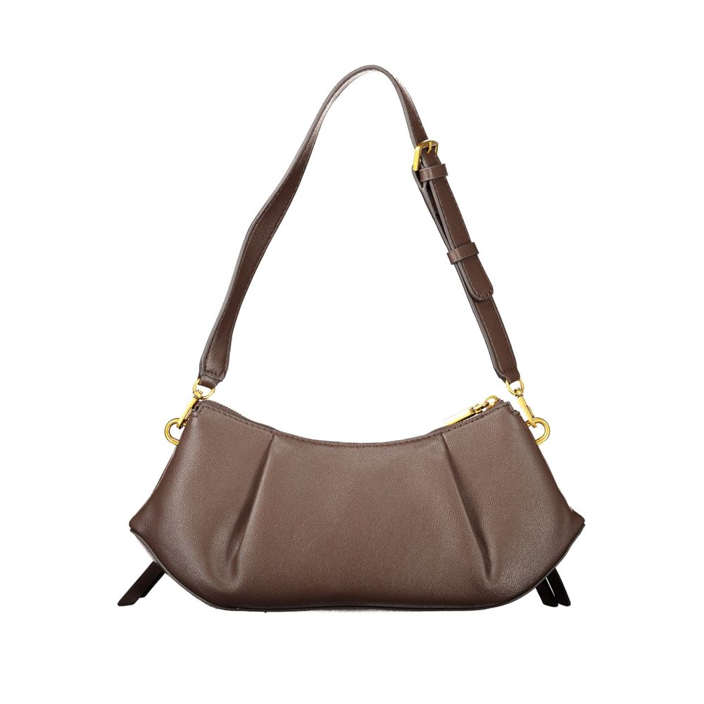 Guess Jeans Brown Polyester Women's Women's Bag