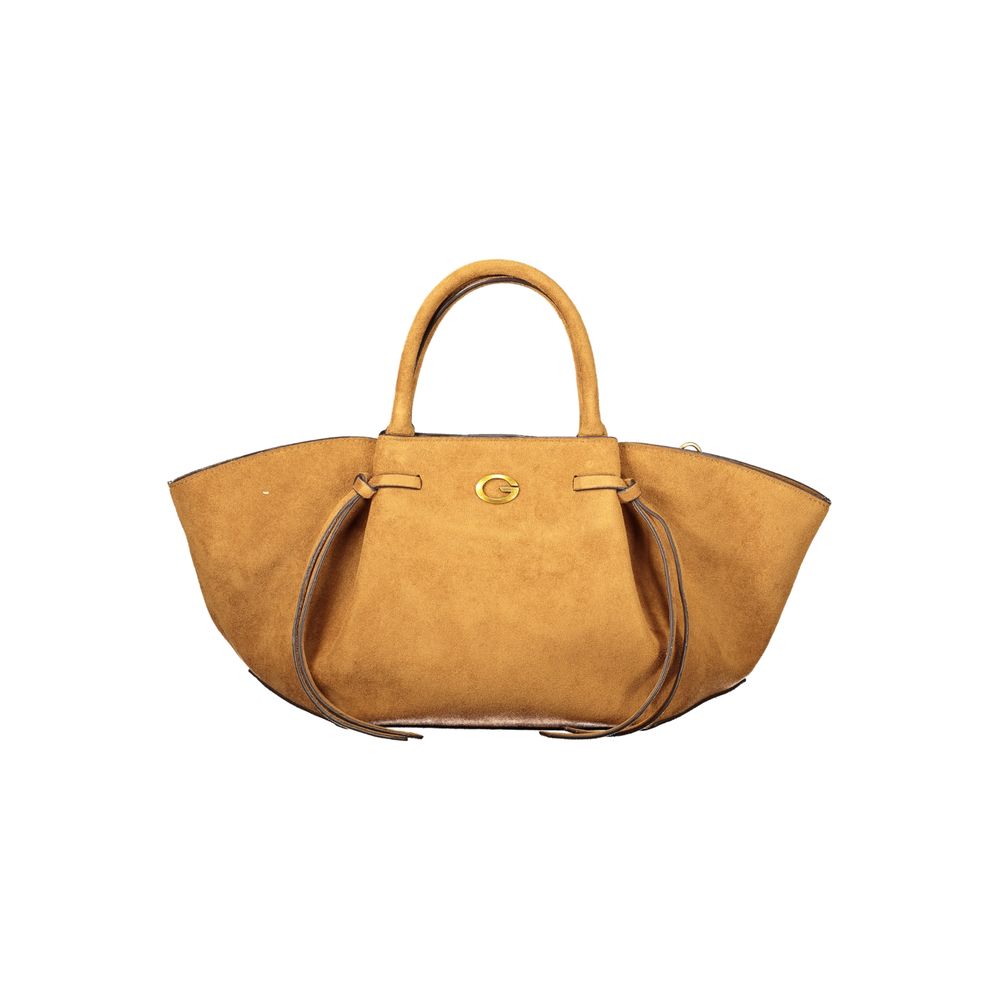 Guess Jeans Brown Polyester Women's Bag with Adjustable Shoulder Women's Strap
