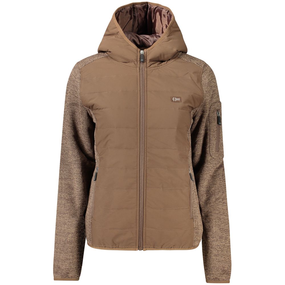 Norway 1963 Brown Polyester Women's Jacket with Women's Hood