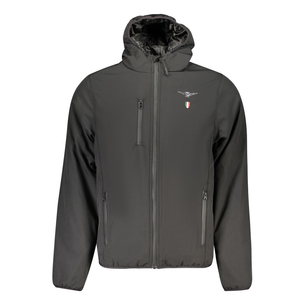 Accademia Militare Black Polyester Men's Men's Jacket