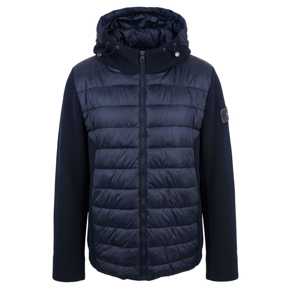 Baldinini Trend Blue Polyester Men Men's Jacket