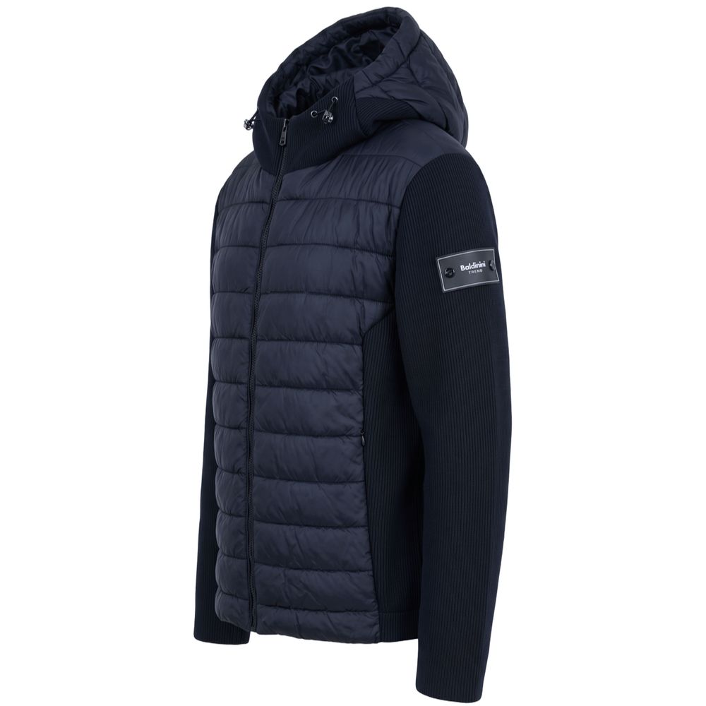 Baldinini Trend Blue Polyester Men Men's Jacket