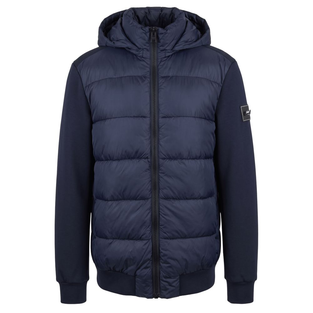 Baldinini Trend Blue Polyester Men Men's Jacket