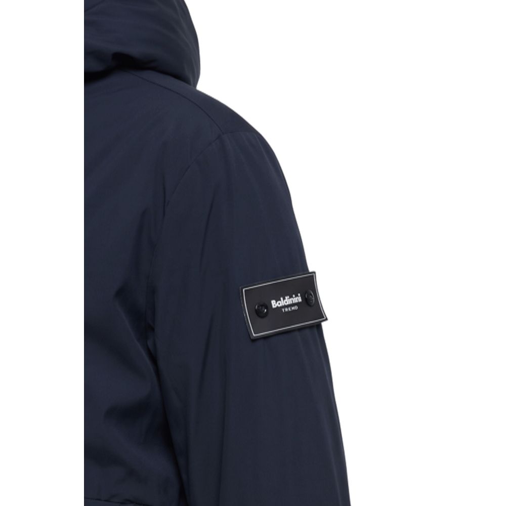Baldinini Trend Blue Polyester Men Men's Jacket