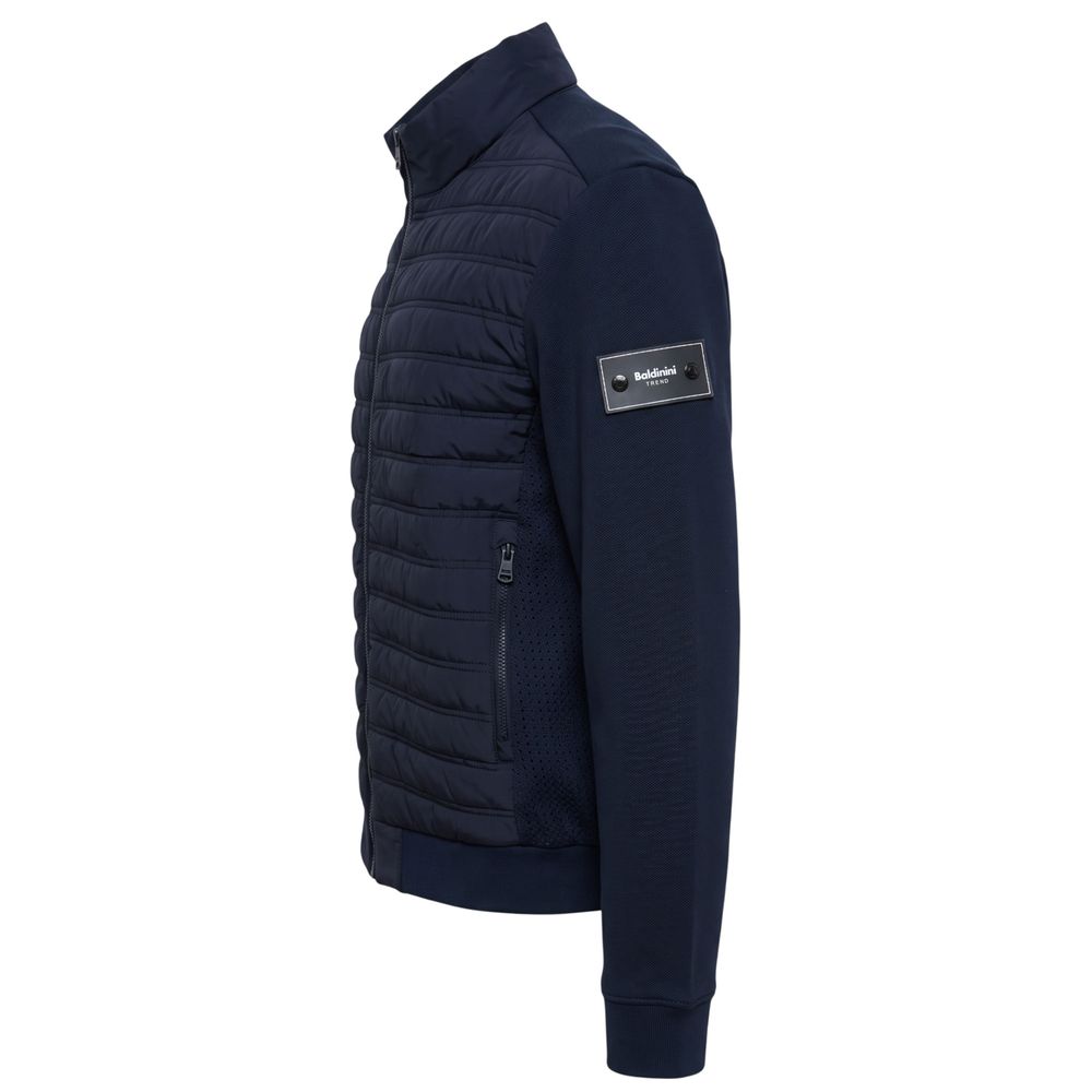 Baldinini Trend Blue Polyester Men Men's Jacket