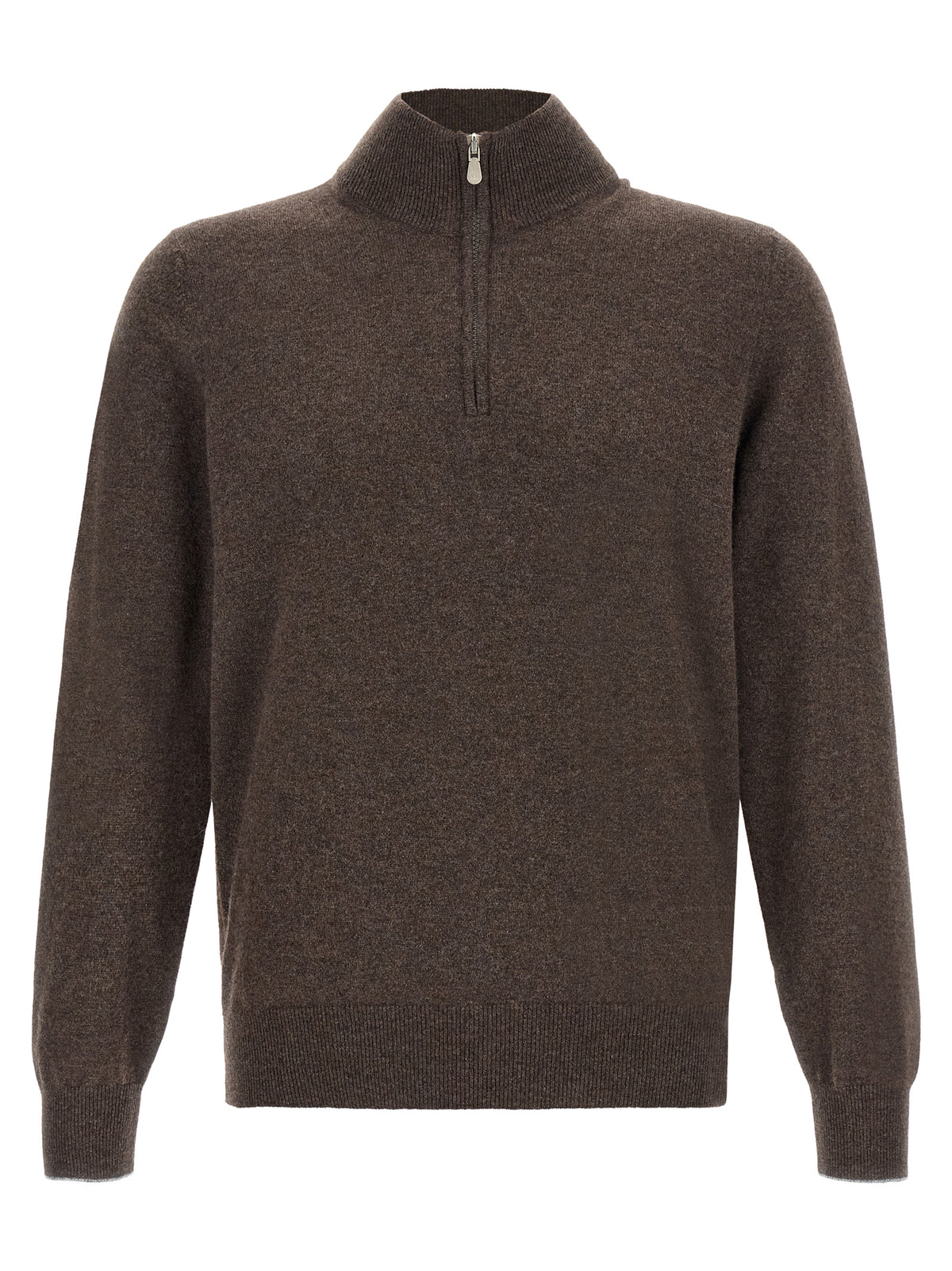 Brunello Cucinelli Brown Cashmere Men's Cardigan