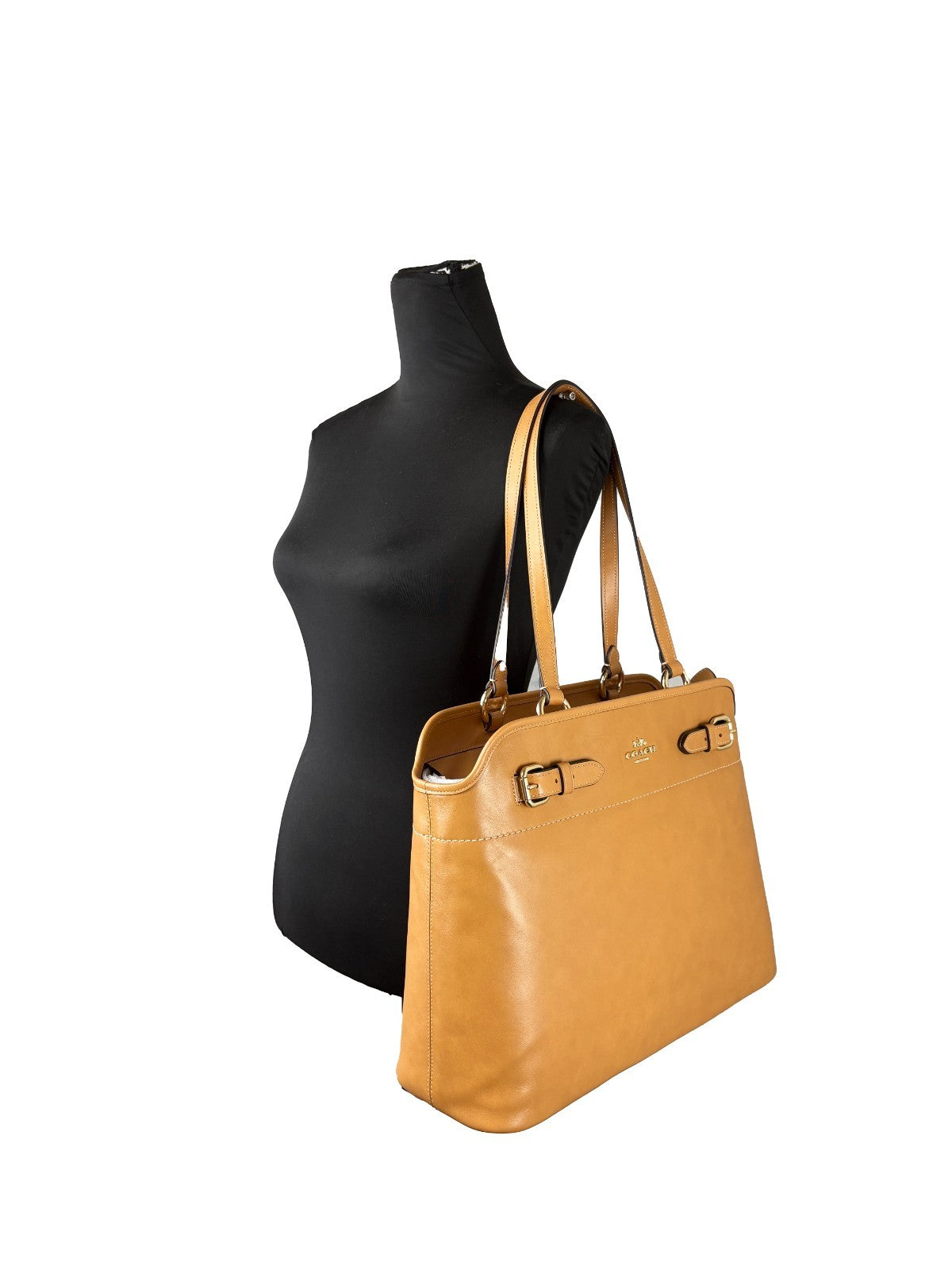 COACH Coach Easton Brown Leather Tote Women's Bag