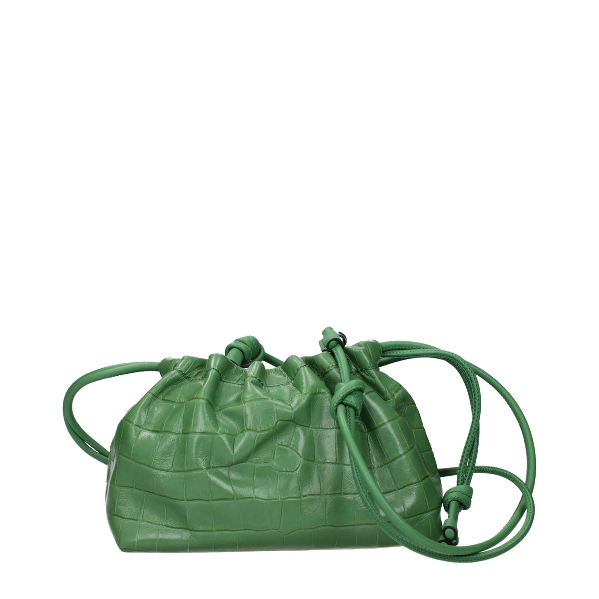 Tory Burch Green Leather Shoulder Women's Bag