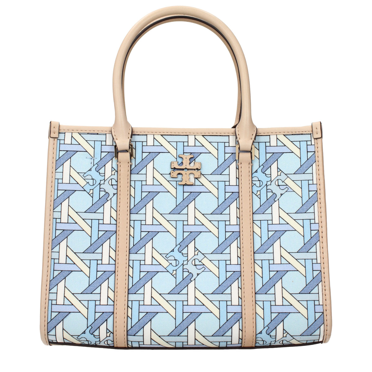 Tory Burch Light Blue Fabric Women's Handbag