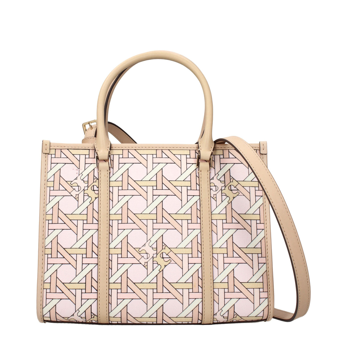 Tory Burch Pink Fabric Women's Handbag