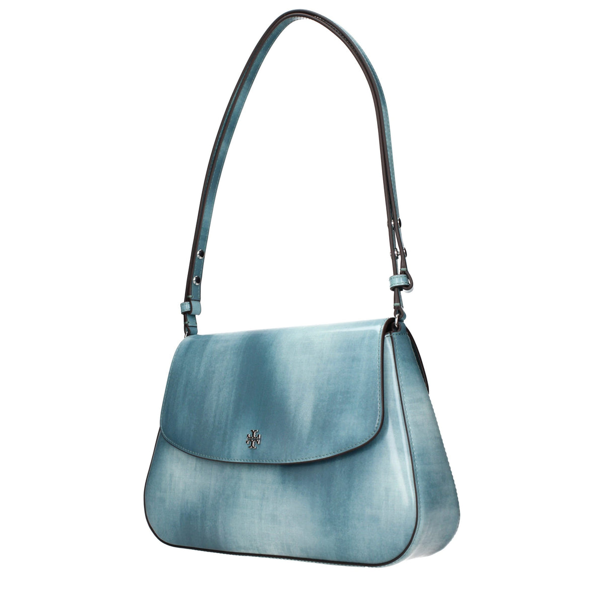 Tory Burch Blue Leather Shoulder Women's Bag