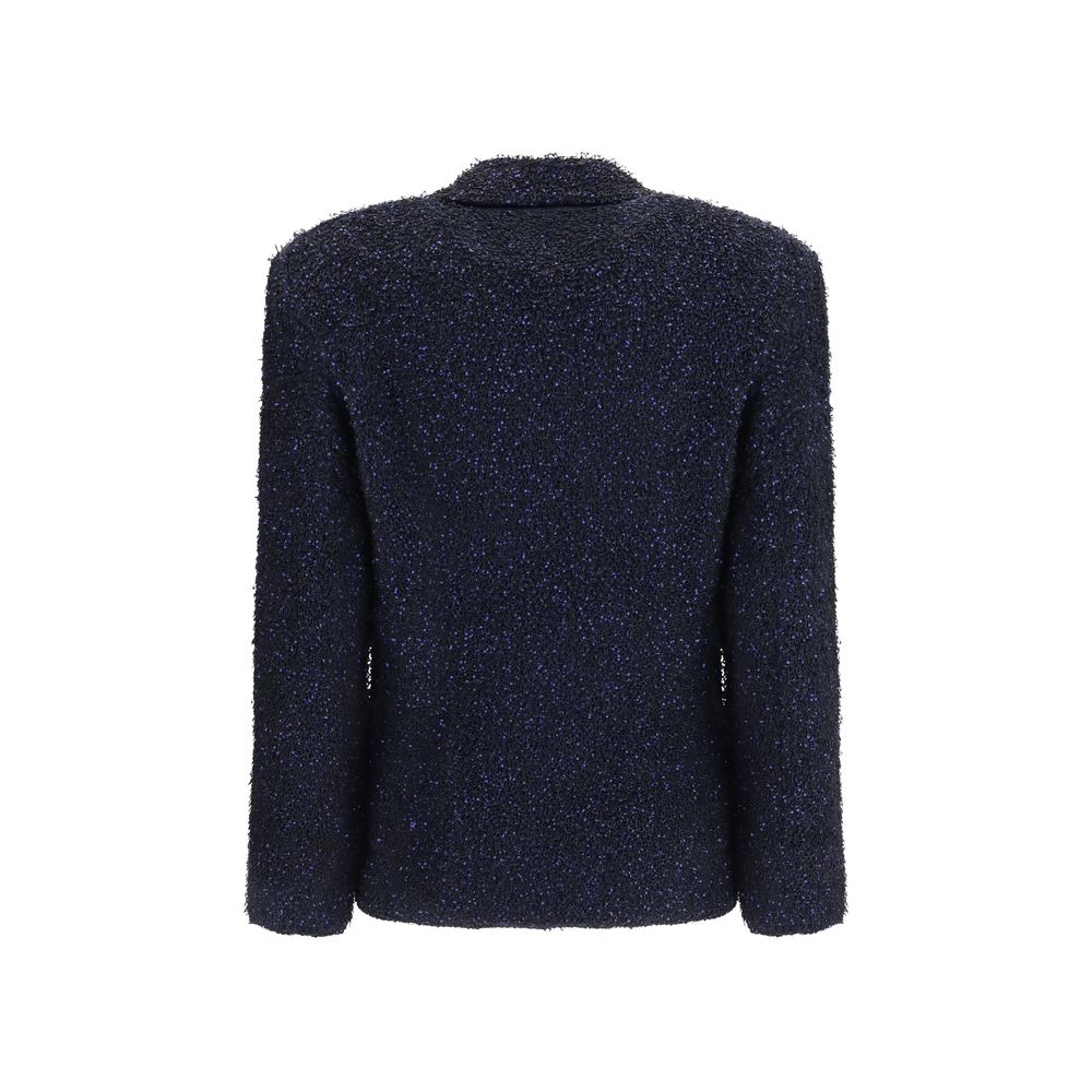 Giorgio Armani Blue Polyamide Women's Blazer