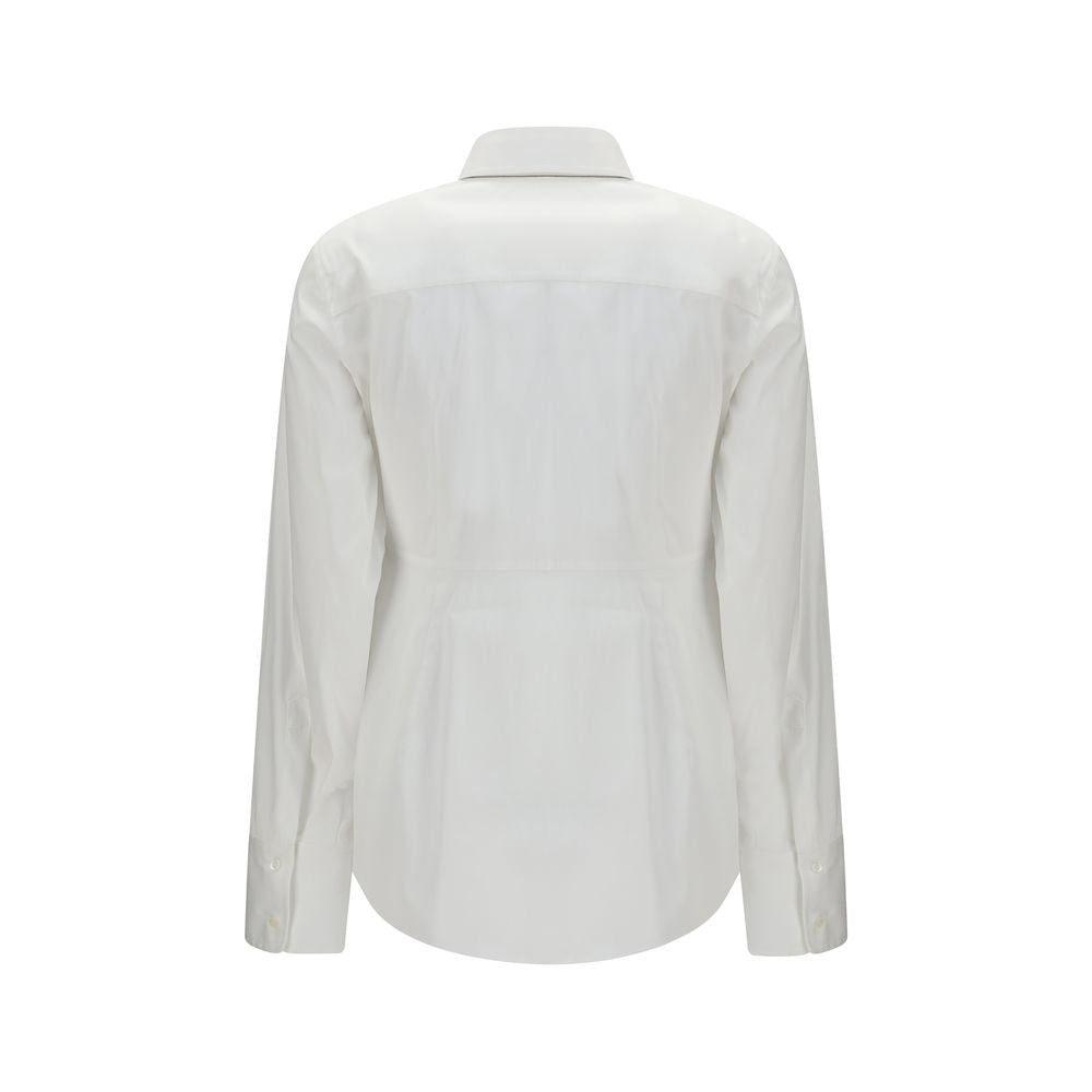 Brunello Cucinelli White Cotton Women's Shirt