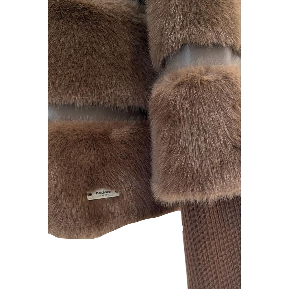 Baldinini Trend Brown Polyester Women Women's Jacket