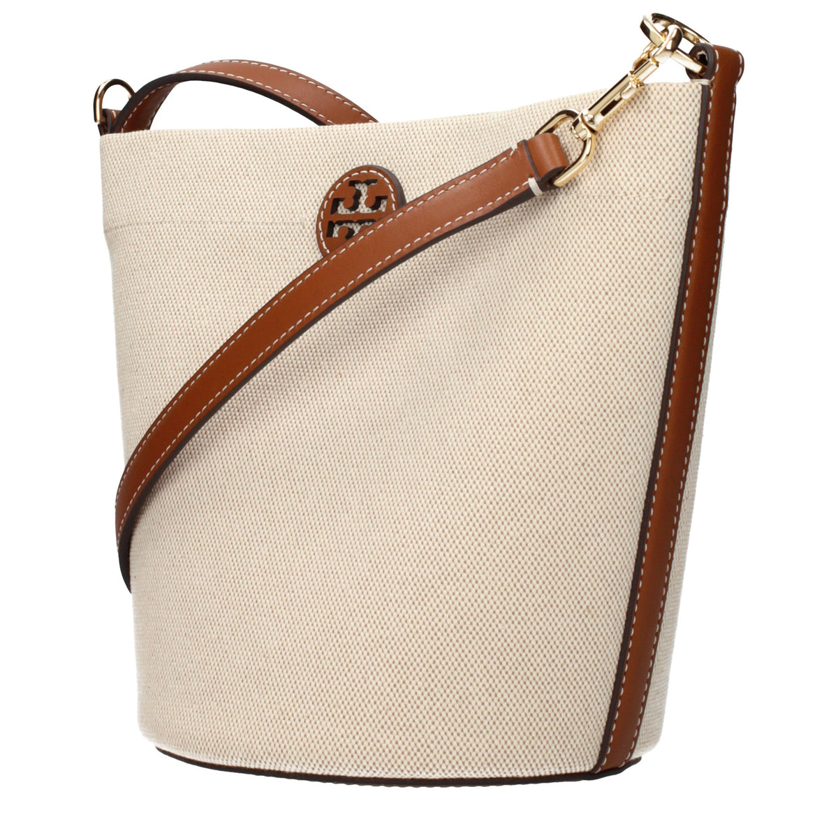 Tory Burch Beige Fabric Crossbody Women's Bag