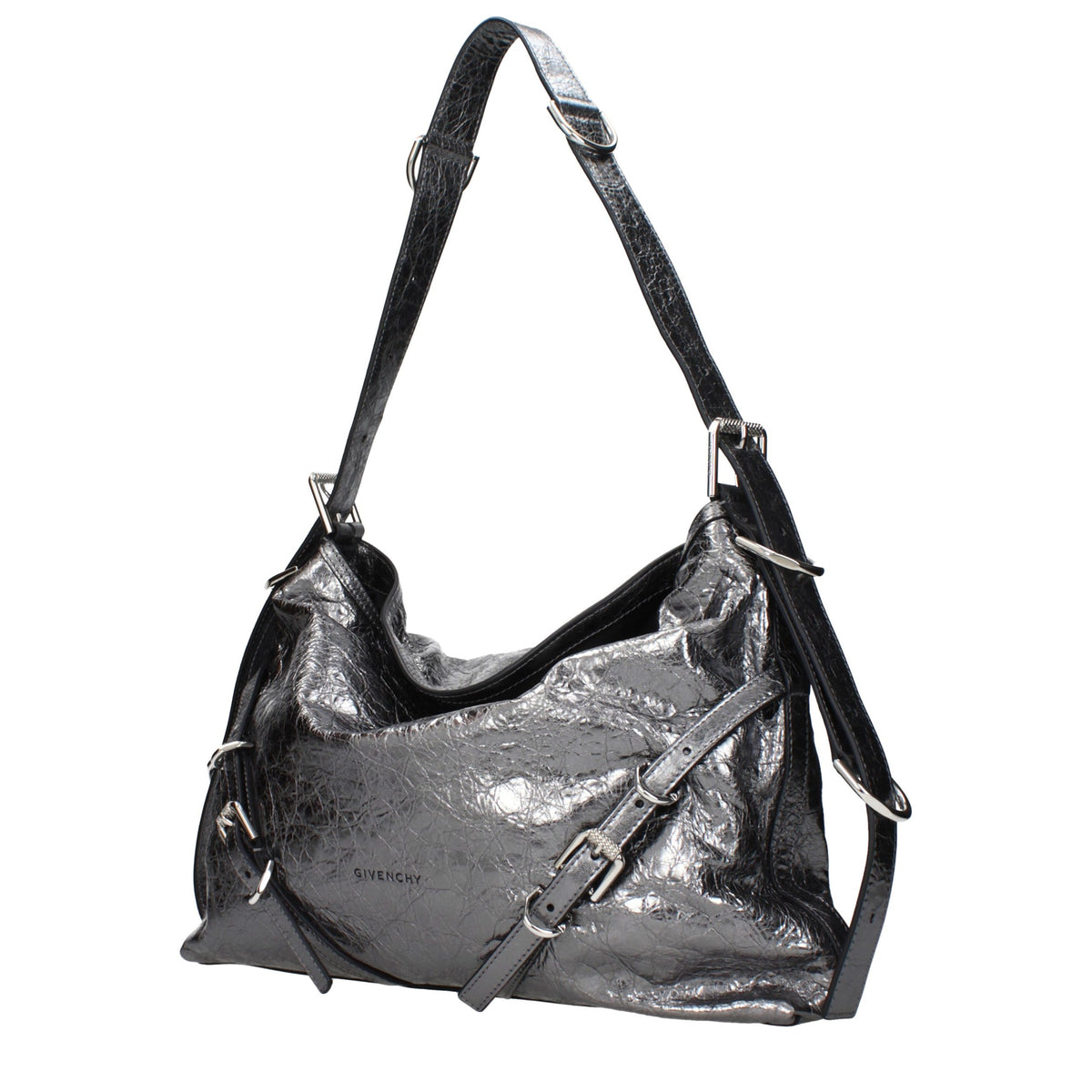 Givenchy Gray Leather Shoulder Women's Bag