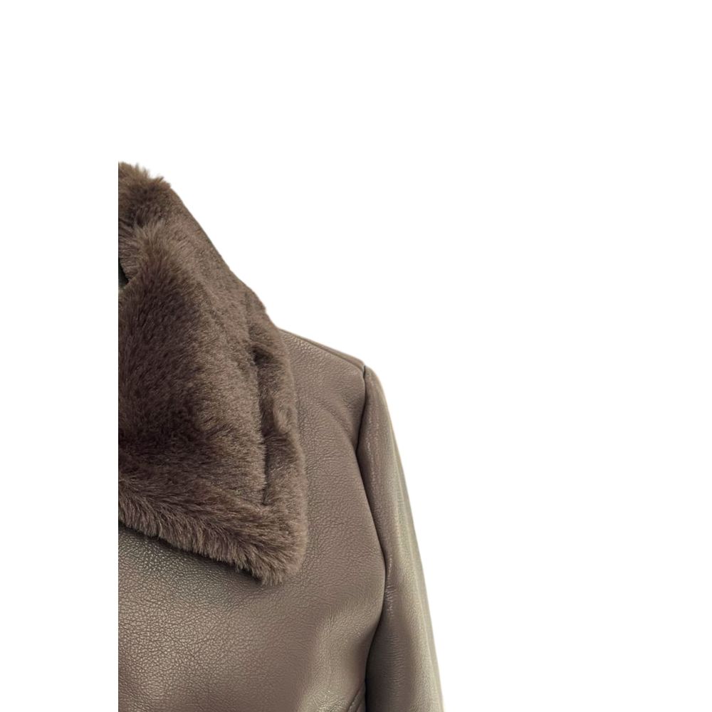 Baldinini Trend Brown Polyester Women Women's Jacket