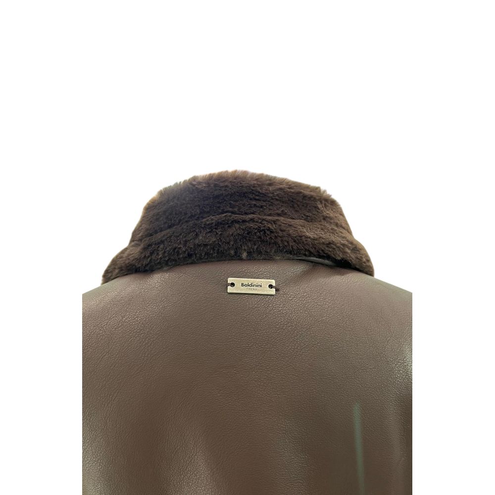 Baldinini Trend Brown Polyester Women Women's Jacket