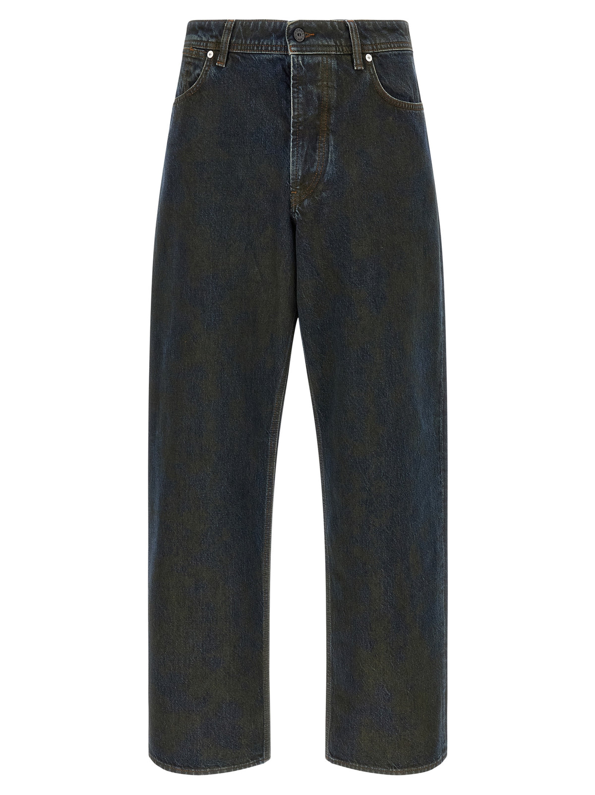 Stone Island Blue Cotton Jeans Men's Denim