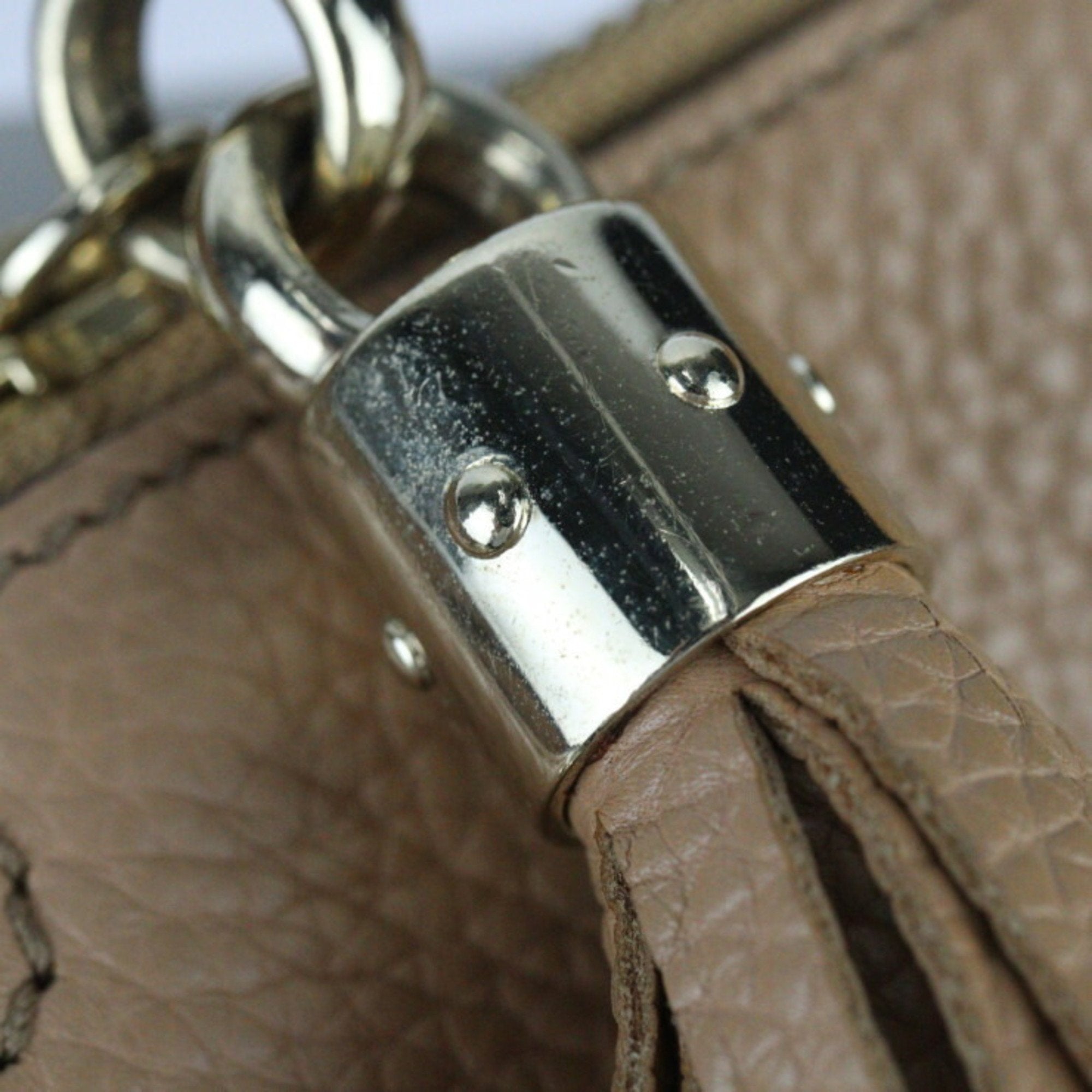 Gucci Soho Mauve Leather Tote Bag (Pre-Owned)