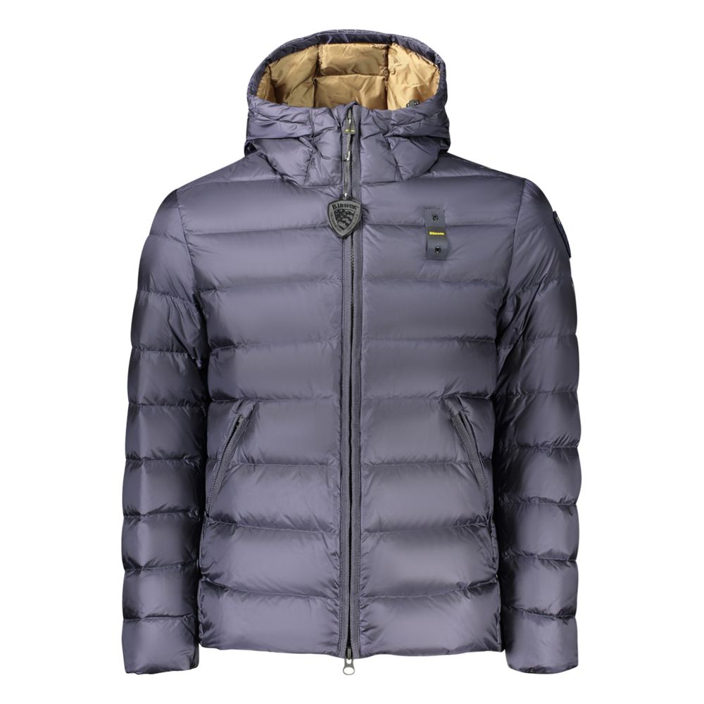 Blauer Blue Polyamide Men's Men's Jacket