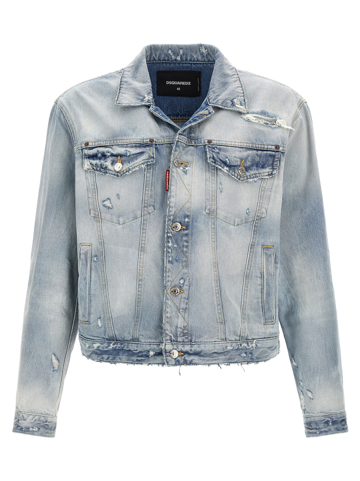 Dsquared² Blue Cotton Denim Men's Jacket