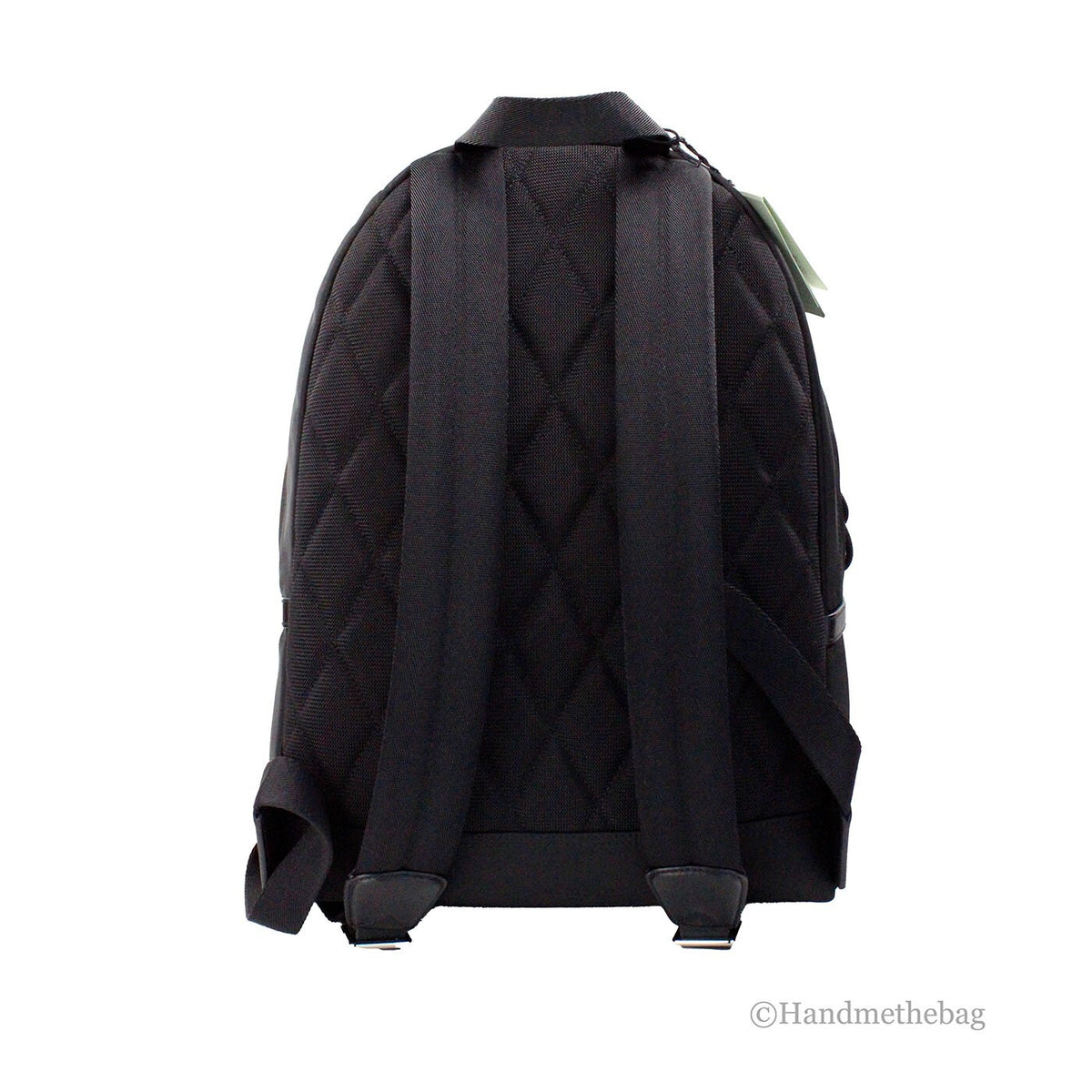 Burberry Burberry Abbeydale Branded Stamp Black Nylon Backpack Shoulder Men's Bookbag