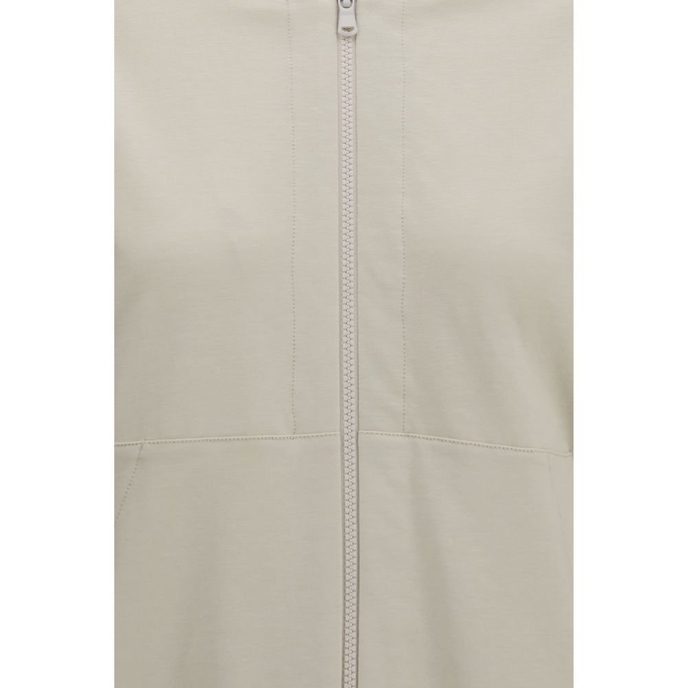 Brunello Cucinelli Beige Cotton Women's Sweatshirt