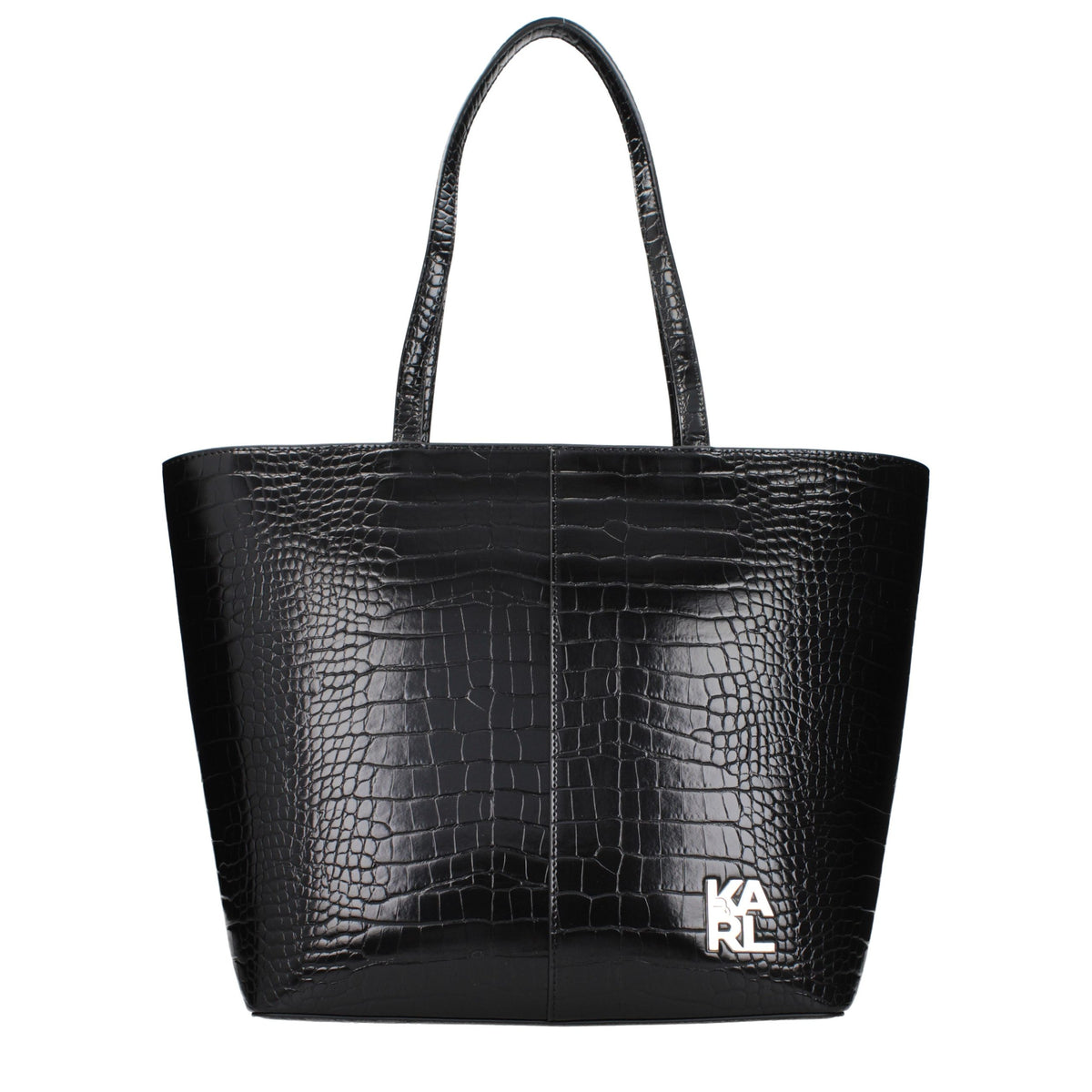Karl Lagerfeld Black Polyethylene Shoulder Women's Bag