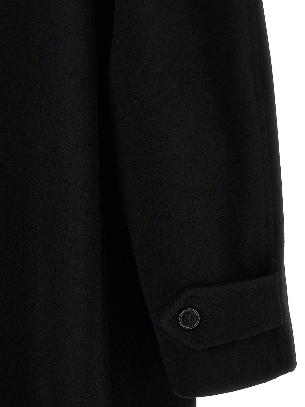 Jil Sander Black Wool Men's Coat