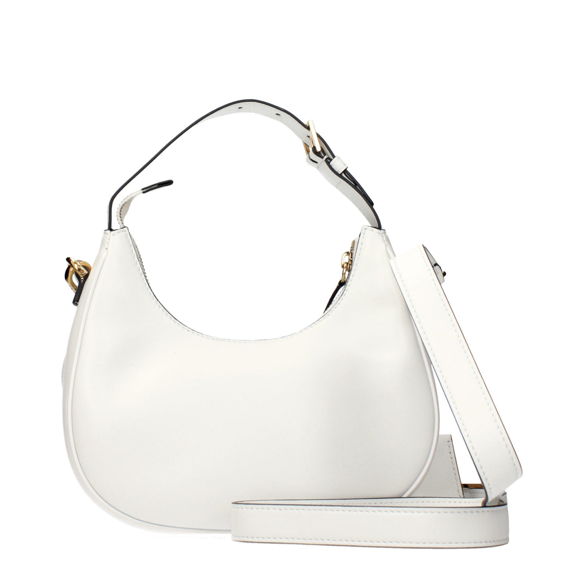 Versace White Leather Women's Handbag