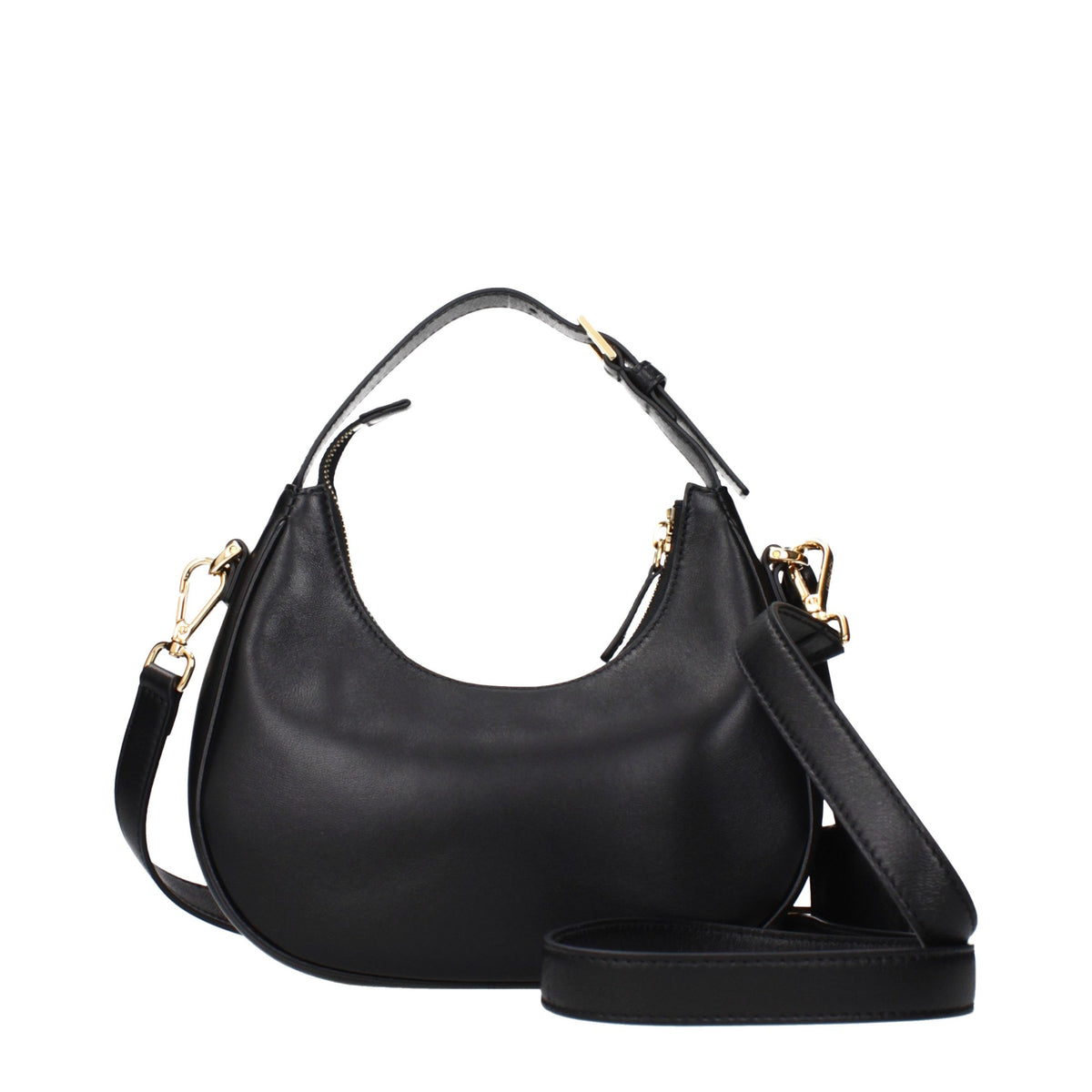 Versace Black Leather Women's Handbag
