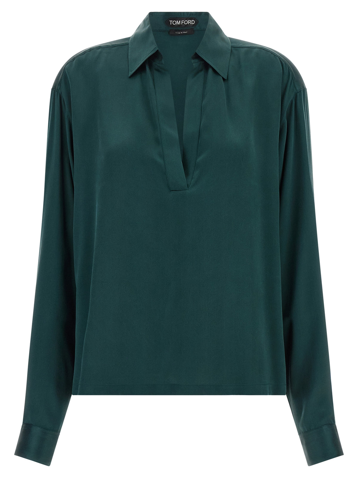 Tom Ford Bicolor Silk Polo Women's Shirt