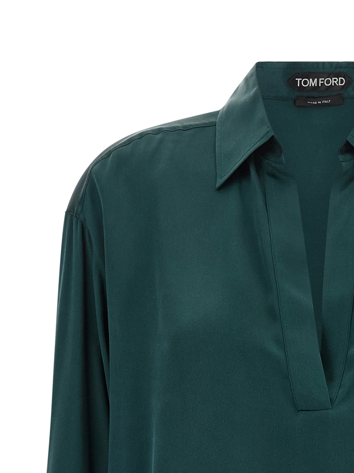 Tom Ford Bicolor Silk Polo Women's Shirt