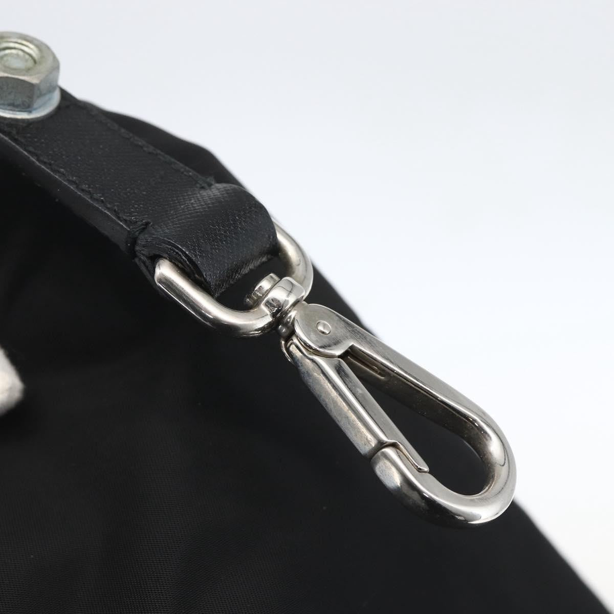 Prada Vintage Tote Tessuto Black Nylon Tote Bag Bag (Pre-Owned)
