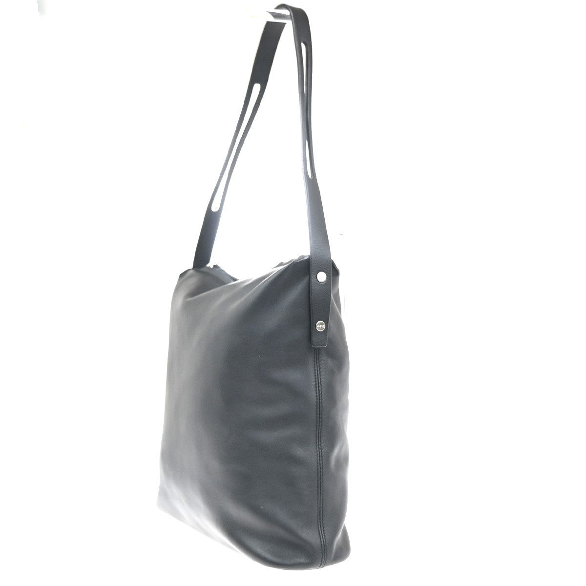 Loewe Vintage Leather Black Leather Shoulder Bag Bag (Pre-Owned)