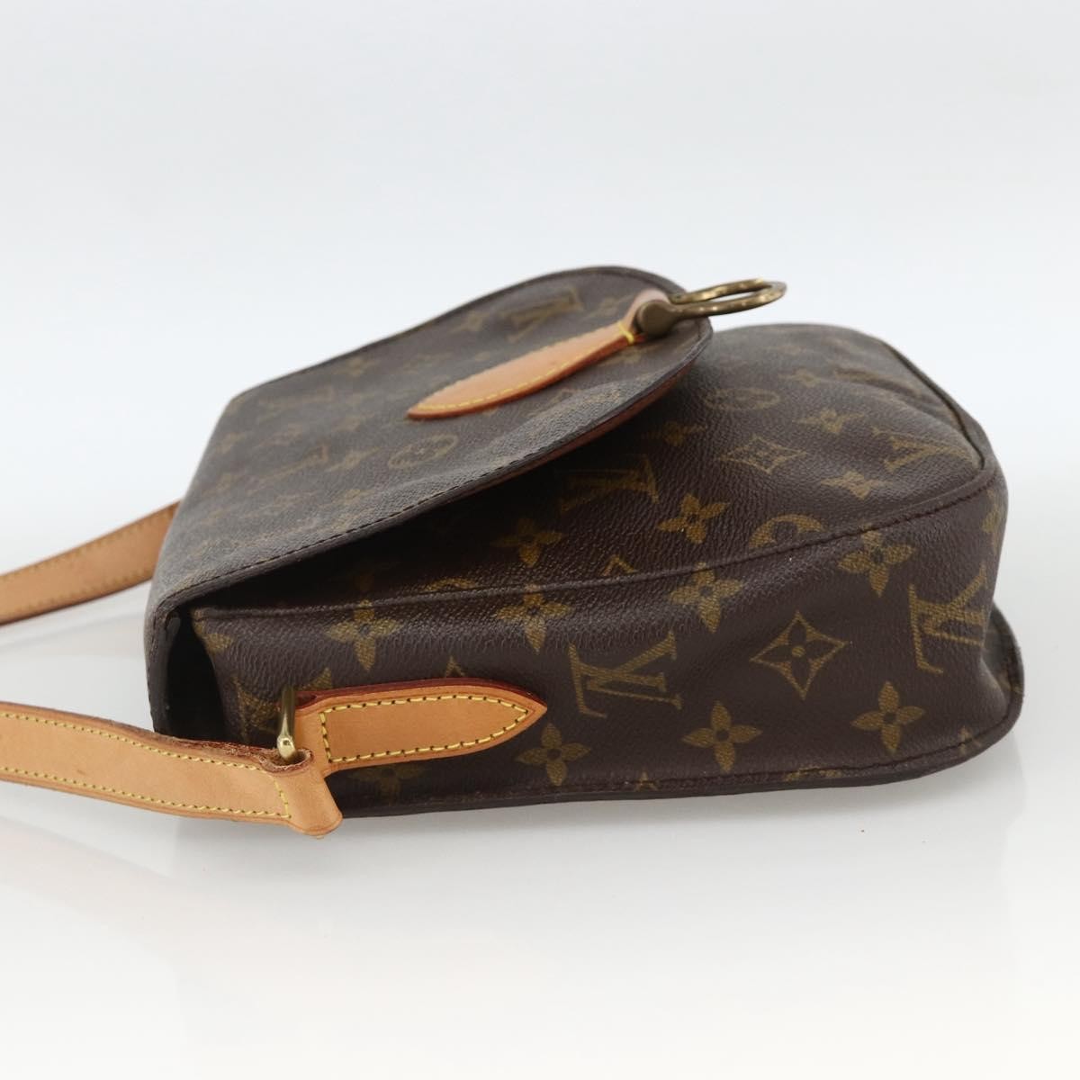 Louis Vuitton Saint Cloud Monogram Canvas Brown Canvas Handbag (Pre-Owned)