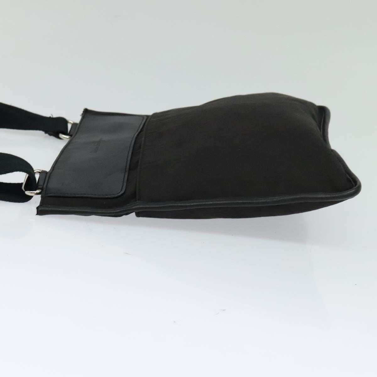 Salvatore Ferragamo Vintage Nylon Black Nylon Shoulder Bag Bag (Pre-Owned)