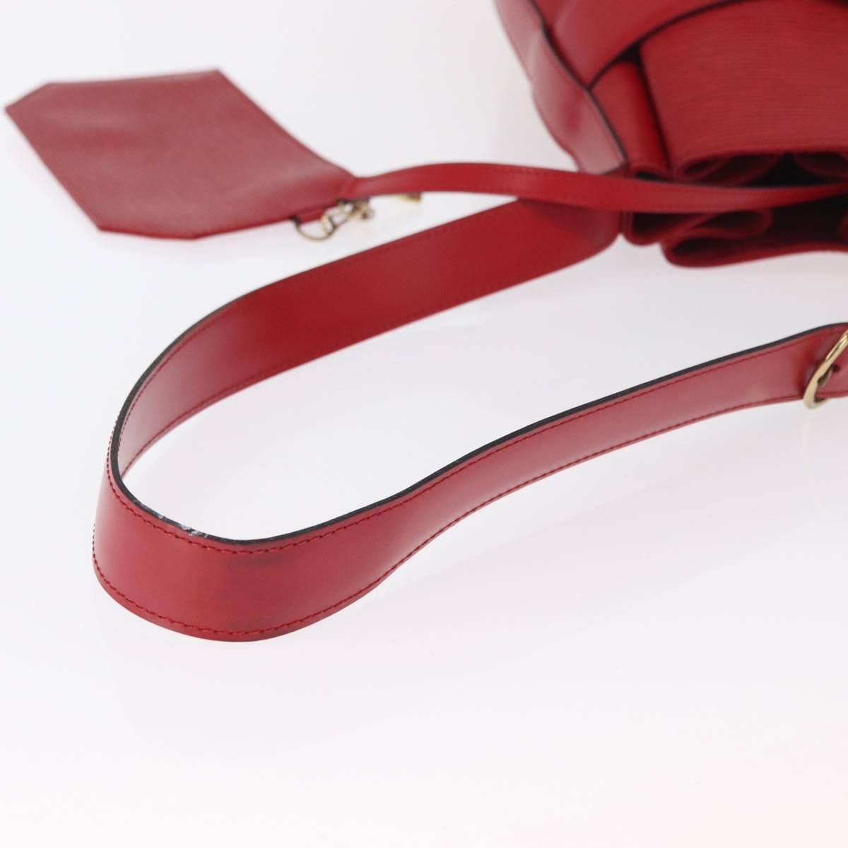 Louis Vuitton Vintage Sac D'epaule Epi Leather Red Leather Shoulder Bag Bag (Pre-Owned)