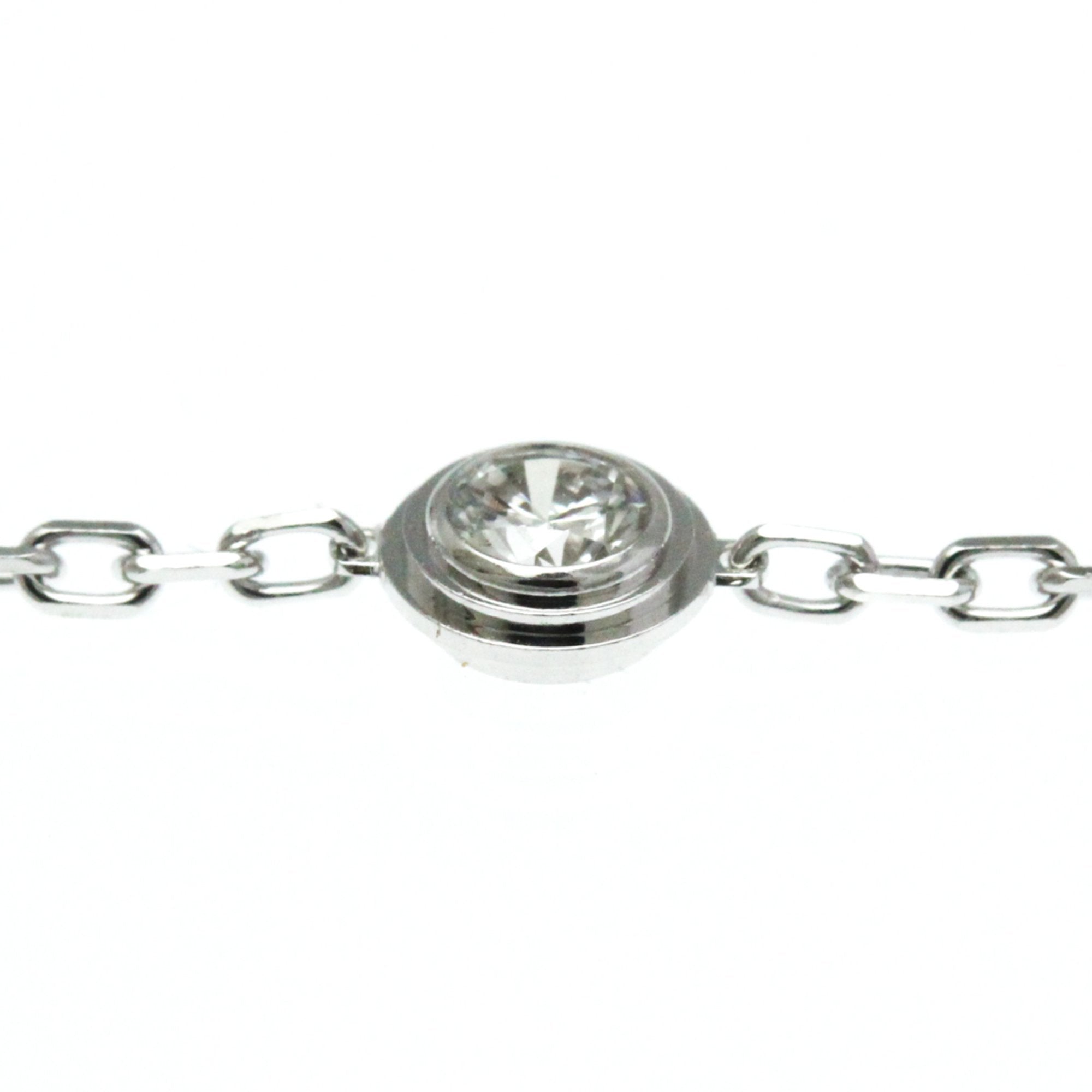 Cartier D'amour Silver White Gold Bracelet Jewelry (Pre-Owned)