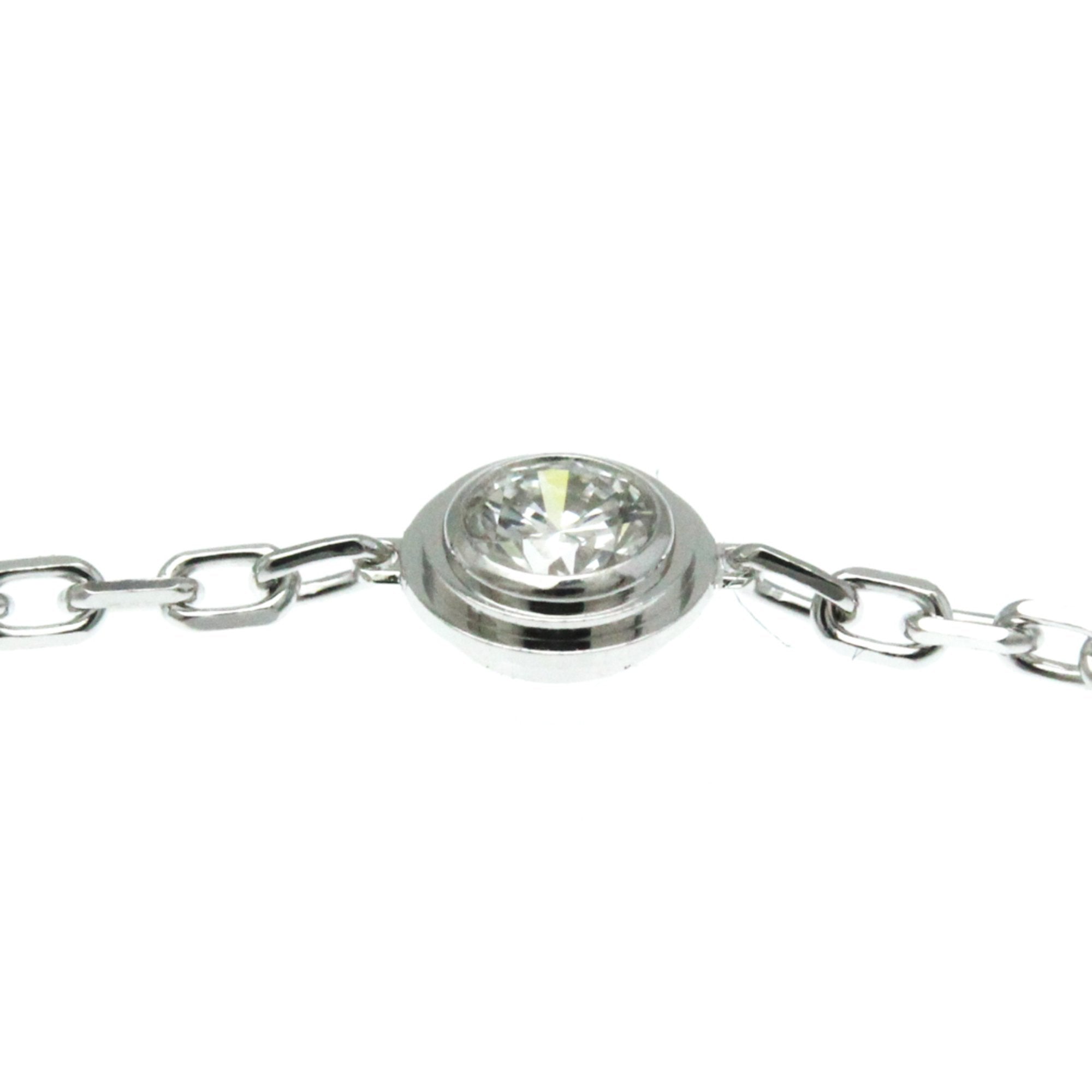 Cartier D'amour Silver White Gold Bracelet Jewelry (Pre-Owned)
