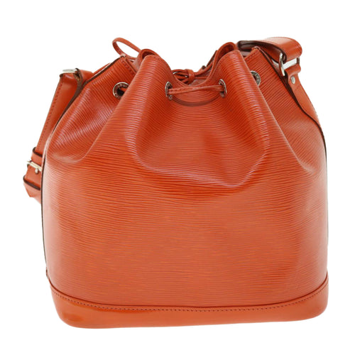 Louis Vuitton Noé Orange Leather Shoulder Bag (Pre-Owned)