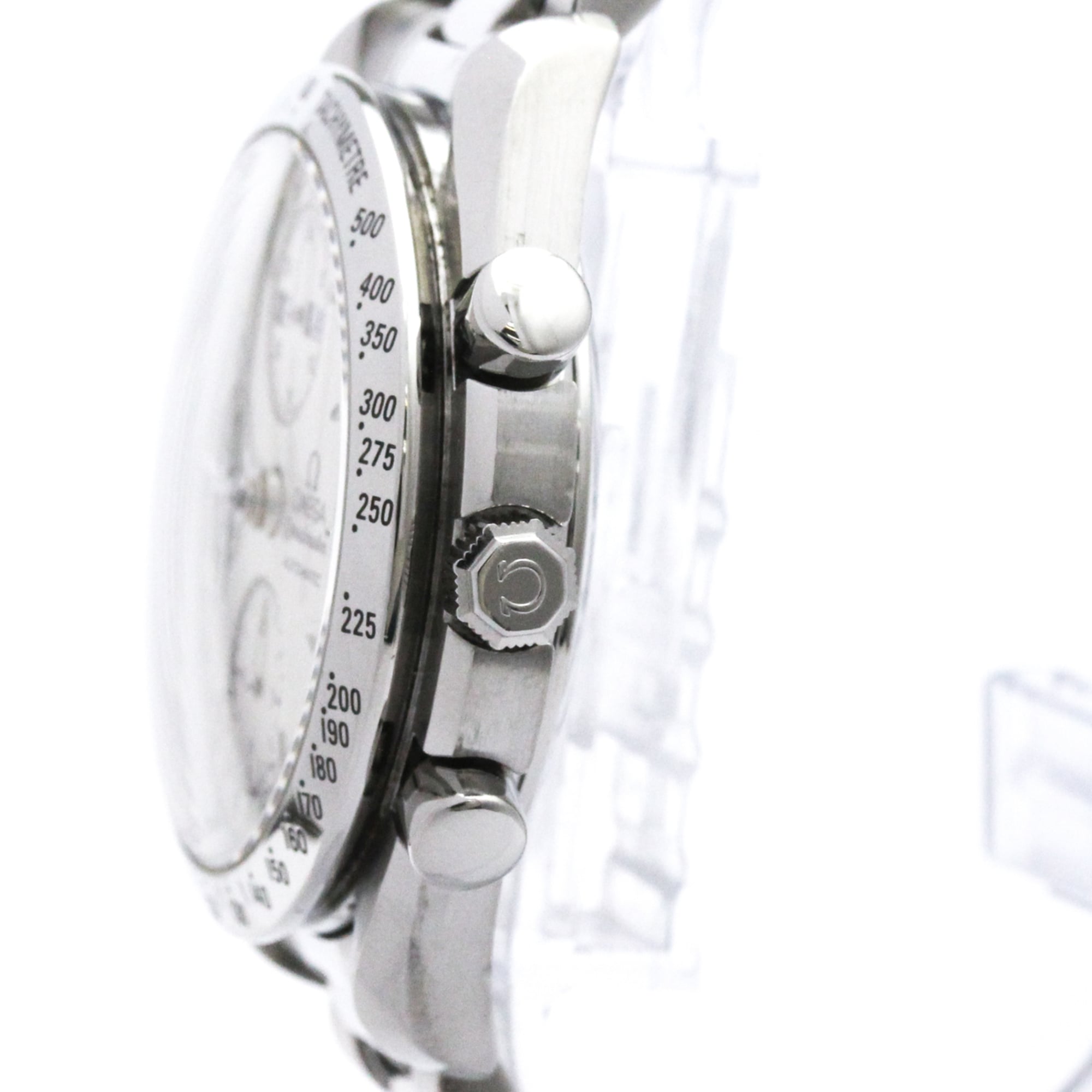 Omega Speedmaster Triple Calendar Chronograph Automatic Stainless Steel Watch (Pre-Owned)