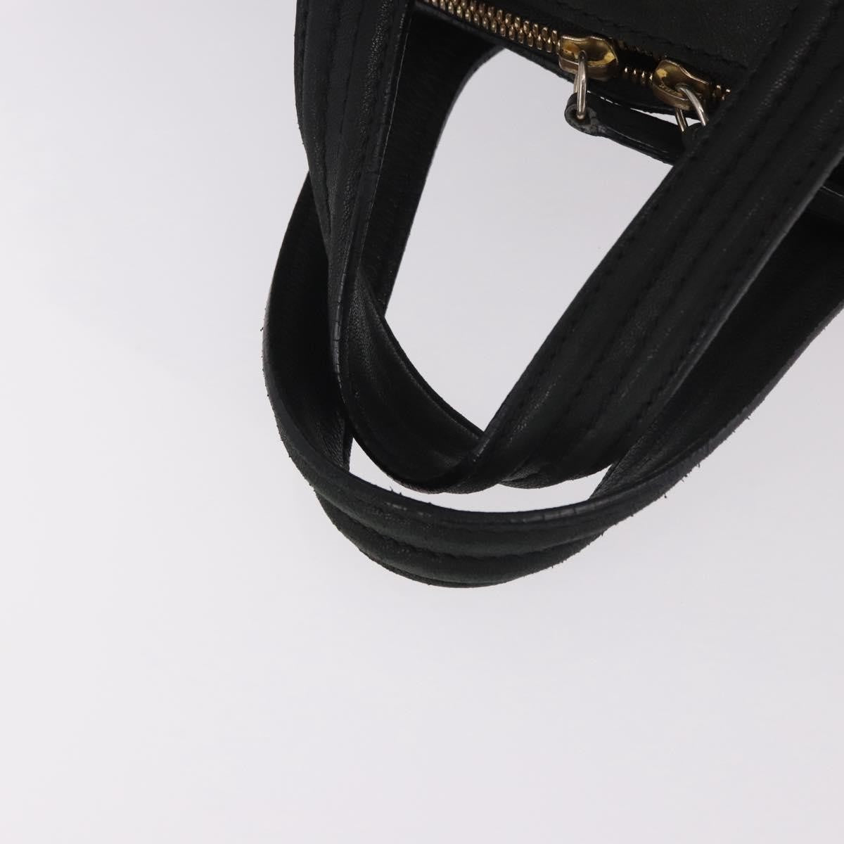 Givenchy Nightingale Satchel Leather Black Leather Handbag (Pre-Owned)