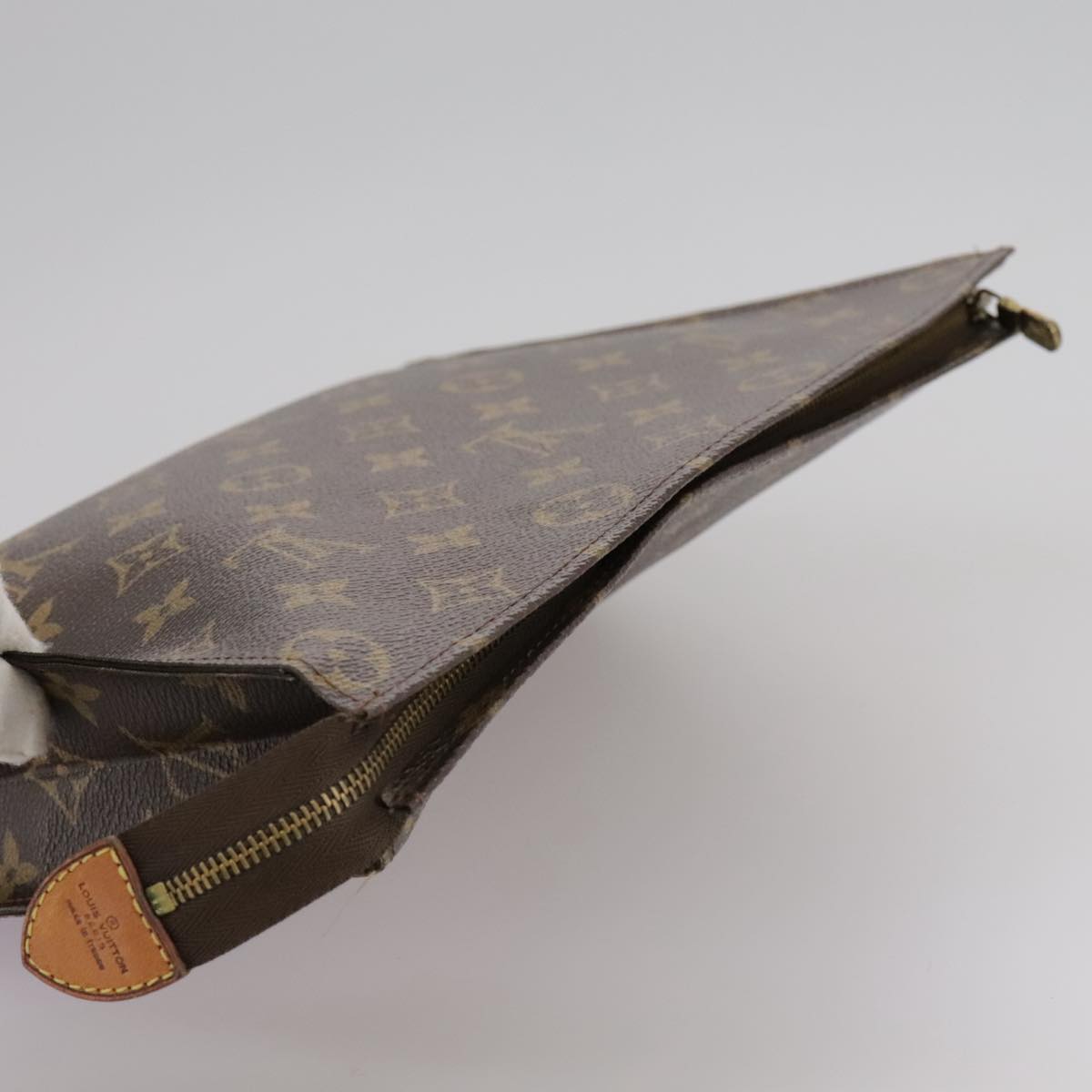 Louis Vuitton Trousse De Toilette Brown Canvas Clutch Bag (Pre-Owned)
