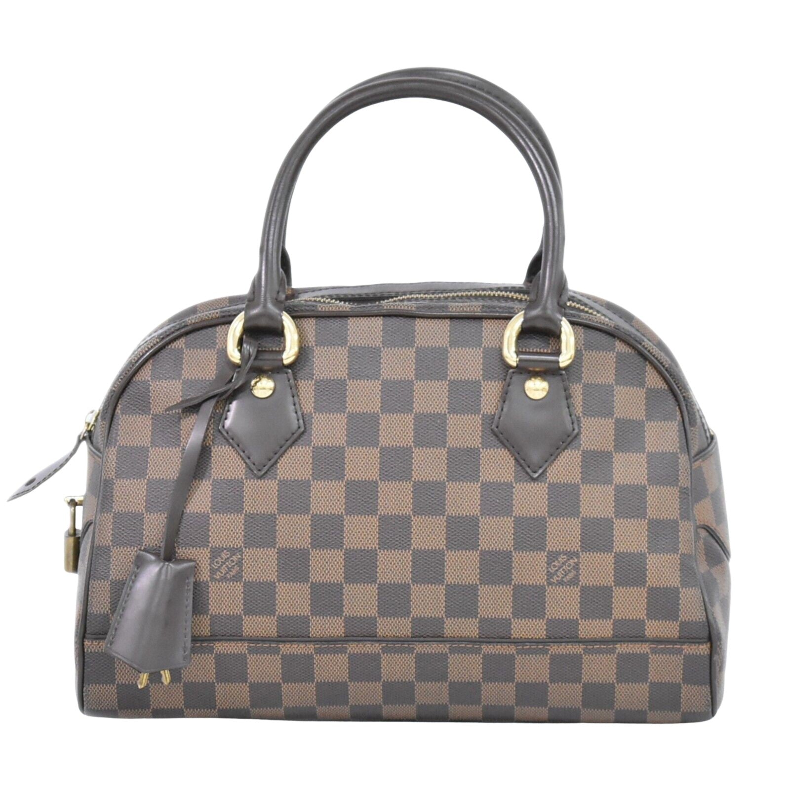 Louis Vuitton Duomo Brown Canvas Handbag (Pre-Owned)