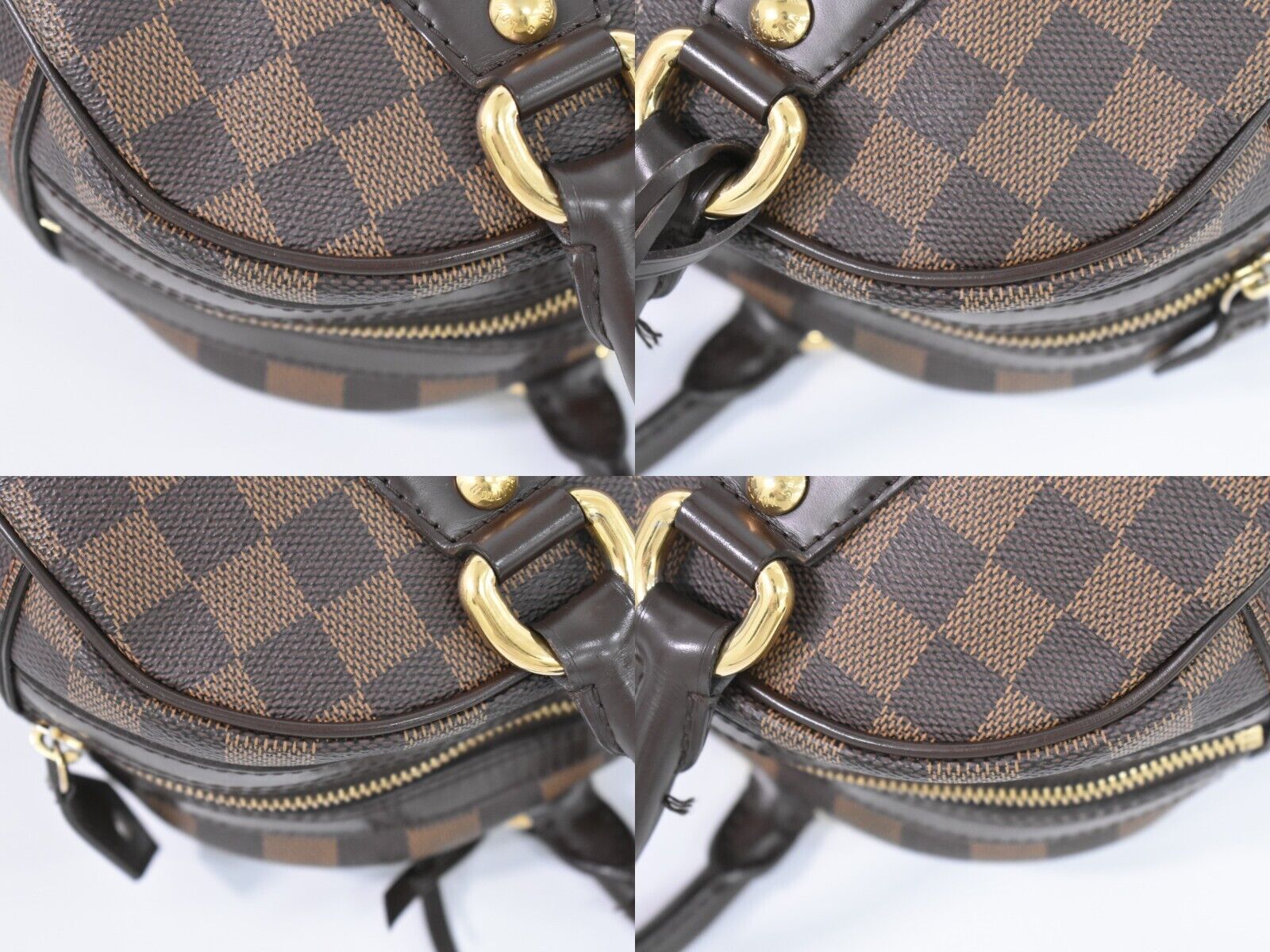 Louis Vuitton Duomo Brown Canvas Handbag (Pre-Owned)
