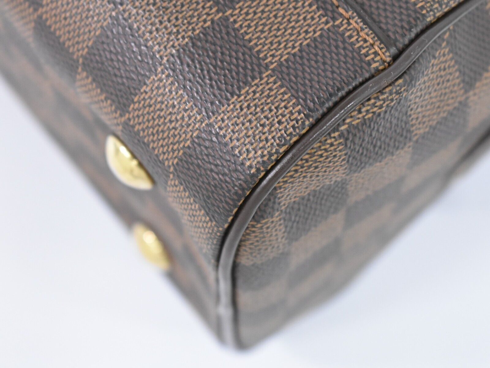 Louis Vuitton Duomo Brown Canvas Handbag (Pre-Owned)