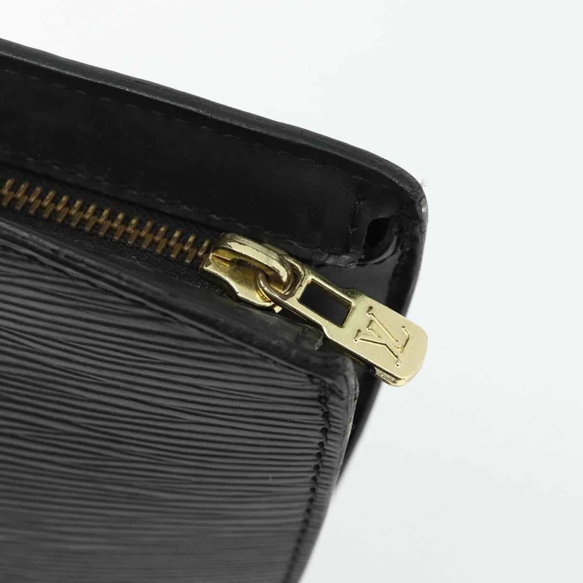 Louis Vuitton Saint Jacques Epi Leather Black Leather Handbag (Pre-Owned)